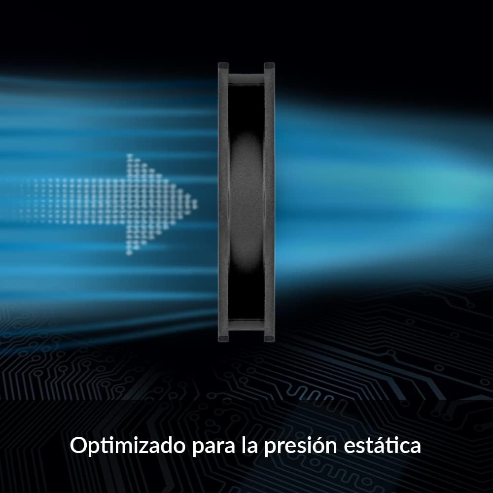 ARCTIC VENTILADOR P12 (BLACK) - 5 PACK