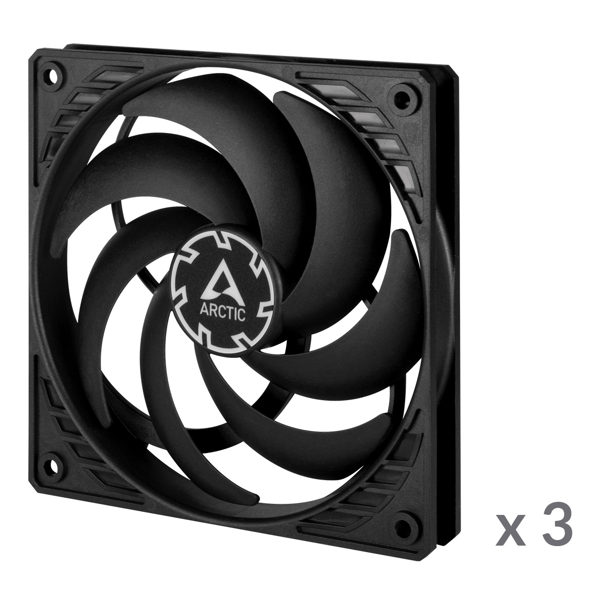 ARCTIC VENTILADOR P12 SLIM PWM PST - 3 Pack