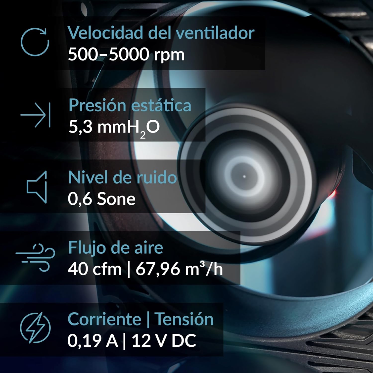 ARCTIC VENTILADOR P8 MAX PWM