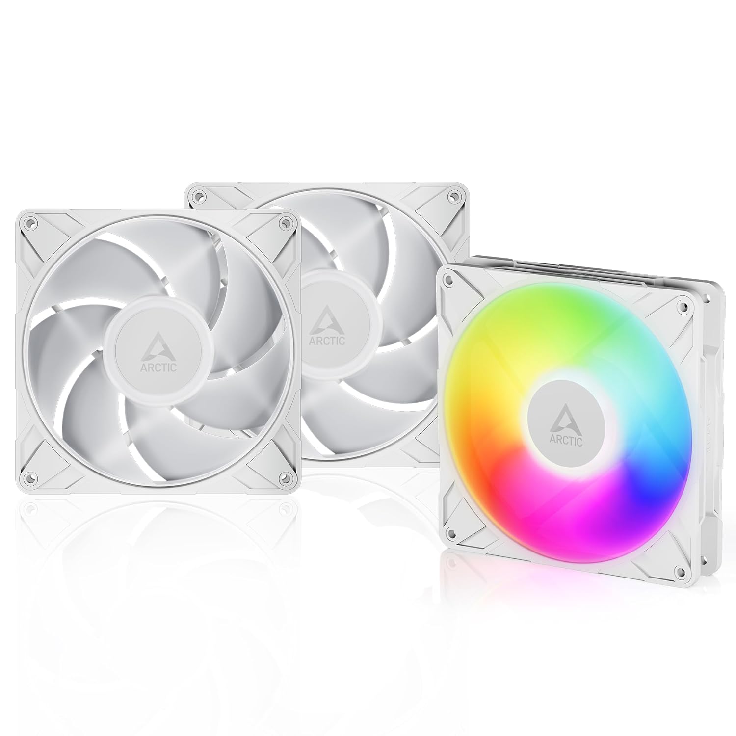 ARCTIC VENTILADOR P14 PRO A-RGB (WHITE) - 3 PACK 