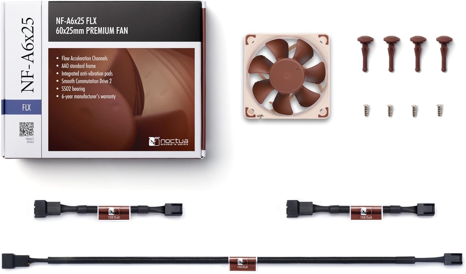 NOCTUA VENTILADOR NF- A6X25 FLX