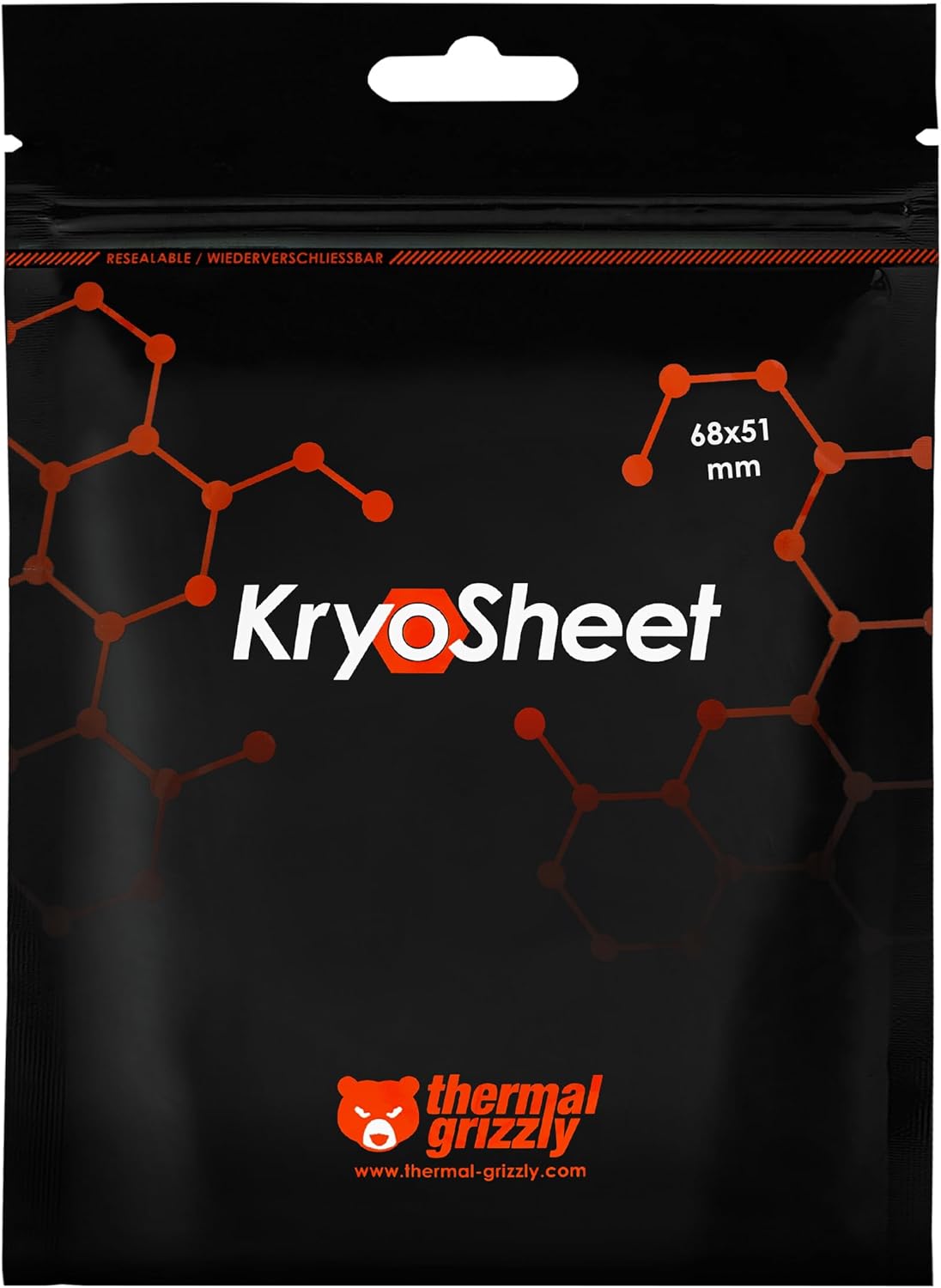 THERMAL GRIZZLY THERMAL PAD KRYOSHEET 68X51